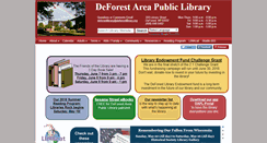 Desktop Screenshot of deforestlibrary.org